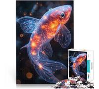 Puzzle de 1000 Piezas para Adultos Pez Dorado cósmico Juego Familiar para aliviar el estrés: desafío difícil Obra de Arte 50x70cm