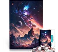 Puzzle de 1000 Piezas para Adultos Picos Astrales Juguetes adictivos Que desafían la Inteligencia Cerebral Mejorar la Memoria 75x50cm