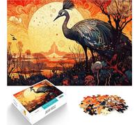 Puzzle de 1000 Piezas para Adultos Pintura Abstracta de un Pavo Real Corte de precisión Actividades Divertidas en casa, Regalos de cumpleaños, Regalos de Viaje, 50x70cm