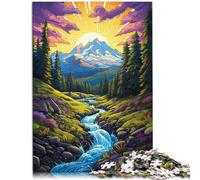 Puzzle de 1000 piezas para adultos Pirineos 50 x 70 cm toda la familia. Adecuado para niños y adolescentes a partir de 14 años.