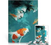 Puzzle de 1000 Piezas para Adultos Piscis del zodíaco Juguetes educativos de Aprendizaje Juegos Familiares Mejorar la Memoria 38x26cm