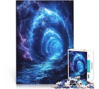 Puzzle de 1000 Piezas para Adultos Portal del Túnel Cósmico Juego desafiante y Juego Familiar Interacción Entre Padres e Hijos 38x26cm