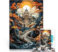 Puzzle de 1000 Piezas para Adultos Puente hacia la Serenidad Desafío difícil para aliviar el estrés Juego de desafío único 38x26cm