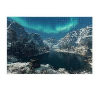 Puzzle de 1000 Piezas para Adultos, Puzzle 1000 Piezas Adultos, Medidas: 75 x 50 cm, Paisajes Rompecabezas Madera con Caja, Rompecabezas Desafiante, Puzzles Aurora para Home Decoration, Regalos, -4052