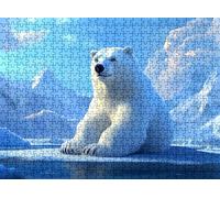 Puzzle de 1000 Piezas para Adultos, Puzzle de Madera, Rompecabezas de Gran Detalle y Colores Vibrantes - Un Desafío Divertido para Toda la Familia, Decoración de Hogar, 75 x 50 cm Lindo Oso w0-443