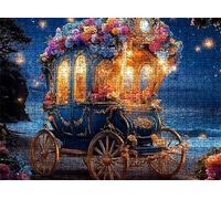 Puzzle de 1000 Piezas para Adultos, Puzzle de Madera, Rompecabezas de Gran Detalle y Colores Vibrantes - Un Desafío Divertido para Toda la Familia, Decoración de Hogar, 75 x 50 cm sueño Auto w0-603