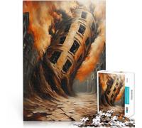 Puzzle de 1000 Piezas para Adultos Realidad retorcida Ayuda al Cerebro a ejercitar Juguetes adictivos para Cultivar la Paciencia. Gran Regalo 38x26cm