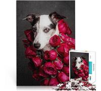 Puzzle de 1000 Piezas para Adultos Reina Rosa II Juguetes educativos de Aprendizaje Juegos Familiares Cumpleaños 38x26cm