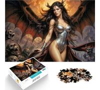 Puzzle de 1000 Piezas para Adultos Reino de Lilith Alivia el estrés Vacaciones en casa Matar el Tiempo Regalo para cumpleaños 38x26cm