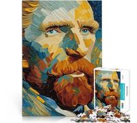 Puzzle de 1000 Piezas para Adultos Retrato DE Vincent Van Gogh Juguete de desafío de Juego Educativo Mejorar el Amor Entre Parejas 75x50cm