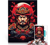 Puzzle de 1000 Piezas para Adultos Retrato Pop Art de un samurái Juego desafiante y Juego Familiar Decoración 38x26cm