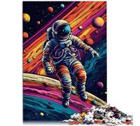 Puzzle de 1000 piezas para adultos rompecabezas colorido astronauta para regalos 26x38 cm Juego educativo para cumpleaños Navidad