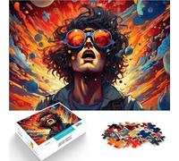 Puzzle de 1000 piezas para adultos rompecabezas colorido piloto aprendizaje rompecabezas educativo 26x38cm alivio del estrés desafío difícil