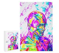 Puzzle de 1000 piezas para adultos, rompecabezas de arte abstracto colorido para adultos, juguete de bricolaje de carreras de velocidad de mano, oferta como regalo para toda la familia, 1000 piezas