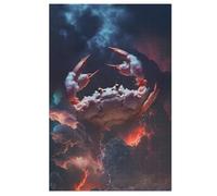 Puzzle de 1000 piezas para adultos, rompecabezas de cangrejo, rompecabezas de madera para niños, rompecabezas creativo, regalo para amigos y familiares (78 x 53 cm)