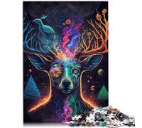 Puzzle de 1000 piezas para adultos rompecabezas de leopardo 14.96 pulgadas x 20.47" Ayuda al cerebro a ejercitar juguetes adictivos para cultivar la paciencia