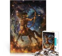 Puzzle de 1000 Piezas para Adultos Sagitario Ayuda al Cerebro a ejercitar Juguetes adictivos para Cultivar la Paciencia. Regalo Divertido 52x38cm