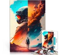 Puzzle de 1000 Piezas para Adultos Soldado caído Juguetes adictivos Que desafían la Inteligencia Cerebral Buen Regalo 52x38cm