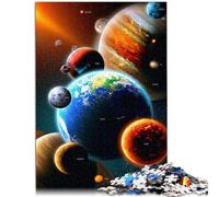 Puzzle de 1000 piezas para adultos "Space is Wild" DIY Puzzle Juguete divertido para el hogar Regalo de cumpleaños Regalo de viaje para adolescentes a partir de 14 años, 50 x 75 cm