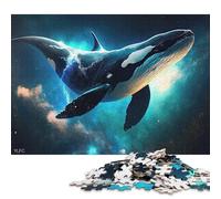 Puzzle de 1000 piezas para adultos Space Whale Chronicles Puzzle para adultos Rompecabezas de papel Juegos educativos para adultos y 38x26 cm/1000 piezas