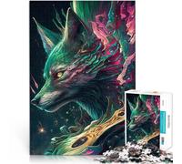 Puzzle de 1000 Piezas para Adultos Sueño de Lobo Juguetes adictivos Que desafían la Inteligencia Cerebral Mejorar la Memoria 75x50cm