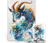 Puzzle de 1000 Piezas para Adultos Sueño Vibrante de Capricornio Desafío difícil para aliviar el estrés Decoración del hogar 38x26cm