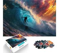 Puzzle de 1000 Piezas para Adultos Surfista intergaláctico Juguetes de Juego para Regalo Familiar Regalos de Amigo Secreto 52x38cm