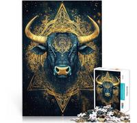 Puzzle de 1000 Piezas para Adultos Tauro Ayuda al Cerebro a ejercitar Juguetes adictivos para Cultivar la Paciencia. Buen Regalo 52x38cm