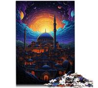 Puzzle de 1000 piezas para adultos TCAC Brkiye Hagia Sophia, juguete antiestrés, entrena tu cerebro y manos para adolescentes a partir de 14 años, 26 x 38 cm