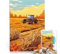 Puzzle de 1000 Piezas para Adultos Temporada de Cosecha Matar el Tiempo en Vacaciones en casa Regalos de cumpleaños, Regalos, Arte Mural 52x38cm