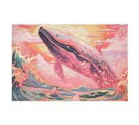 Puzzle de 1000 piezas para adultos, The Ballena, juego de descompresión, rompecabezas de juguetes, regalos de cumpleaños (75 x 50 cm)