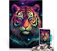 Puzzle de 1000 piezas para adultos, tipo tigre, desafiante puzle difícil, entrena tu cerebro y tus manos para adolescentes a partir de 14 años, 26 x 38 cm