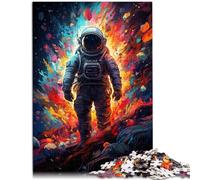 Puzzle de 1000 piezas para adultos: un astronauta misterioso. Juego de pensamiento de juguete de 38 x 52 cm. Juego sofisticado y familiar para niños a partir de 14 años