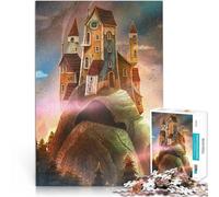 Puzzle de 1000 Piezas para Adultos Un Castillo Alivia el estrés Vacaciones en casa Matar el Tiempo Mejorar el Amor Entre Parejas 50x70cm