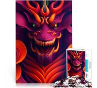 Puzzle de 1000 Piezas para Adultos Un Monstruo de Flora demoníaco Juguetes de Entretenimiento Familiar Juego de desafío único 38x52cm
