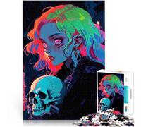 Puzzle de 1000 Piezas para Adultos Vampiros carmesí Ayuda al Cerebro a ejercitar Juguetes adictivos para Cultivar la Paciencia. Gran Regalo 52x38cm