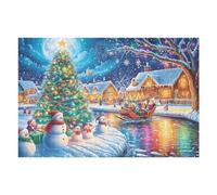 Puzzle De 1000 Piezas para Adultos Venecia Canal Ciudad Paisaje 1000 PCS 75x50cm Corte De Alta Precisión Ajuste Huecos Experiencia De Montaje Fluida Regalo Divertida