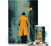 Puzzle de 1000 Piezas para Adultos Vigilante Nocturno Juguetes educativos de Aprendizaje Juegos Familiares Una Obra de Arte 38x26cm