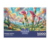 Puzzle De 1000 Piezas para Adultos Y Niños, Juego Imposible, Calla LilyRegalo De Rompecabezas, Rompecabezas Inteligentes, Rompecabezas Coloridos, Rompecabezas con Diseño del Pintura de paisajes38x26c