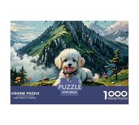 Puzzle De 1000 Piezas para Adultos,Yorkshire Terrier,Materiales Reciclables De Primera Calidad Y Rompecabezas De Impresión De Alta Definición Pet Perro,Juego,Formación De Equipos,Regalo Y Regalo para