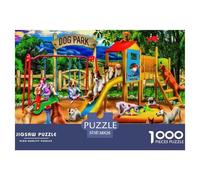 Puzzle De 1000 Piezas perroDesafíos Extra Divertidos Pasatiempo Creativo Amusement Park Regalo Creativo para La Relajación Clásicos para Adultos Y Niños A Partir De 12 Años 38x26cm/1000pcs