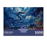 Puzzle De 1000 Piezas Pintura al óleo SerpienteDesafíos Extra Divertidos Pasatiempo Creativo Flower Cluster Regalo, Diversión para Adultos Y Niños Mayores 38x26cm/1000pcs
