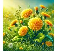 Puzzle de 1000 Piezas,Plantas de Flores Amarillas Puzzle para Adultos,Un Desafiante Acertijo,Juegos de Rompecabezas para Toda la Familia,Rompecabezas Adultos DIY Arte