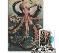 Puzzle de 1000 Piezas Profundidades del Leviatán, Decorativo para niños a Partir de 14 años (tamaño 38x52cm)