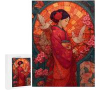 Puzzle de 1000 Piezas Puzzle Adultos 75 x 50cm Juego Educativo Regalos Rompecabezas para Adultos y niños a Partir de 14 Años, Regalo Creativo para la Relajación Flor Caer PjY7211 N-9