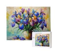 Puzzle de 1000 Piezas Puzzle Adultos 75 x 50cm Juego Educativo Regalos Rompecabezas para Adultos y niños a Partir de 14 Años, Regalo Creativo para la Relajación 75 x 50cm - (Jarrón de Flores) x-388