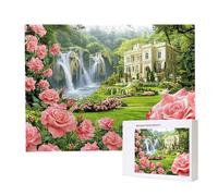 Puzzle de 1000 Piezas Puzzle Adultos 75x50cm Juego Educativo Regalos Rompecabezas para Adultos y niños a Partir de 14 Años, Regalo Creativo para la Relajación - (Flores de Villa) t-52