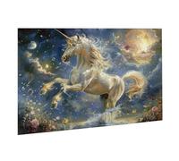Puzzle de 1000 Piezas,Rompecabezas Adultos,Imposible,Difícil,Desafiante,Juegos de Rompecabezas DIY Toda la Familia,Regalos Mujeres,Regalos Hombres,Pasatiempo Creativo,Tema: Luna Unicornio K0F-776