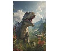 Puzzle de 1000 piezas, rompecabezas de dinosaurios para adultos y niños, rompecabezas de madera para adultos, regalos (78 x 53 cm)