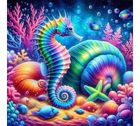 Puzzle de 1000 Piezas, Rompecabezas DIY para Adultos,Entretenimiento Creativo, Juego de Habilidad para Toda La Familia, Puzzle para Adultos Biología del Caballito de mar Marino